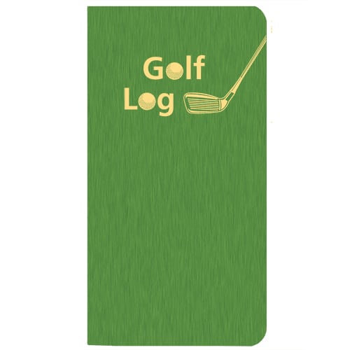 Custom Golf Log w/ Shimmer Cover - 3
