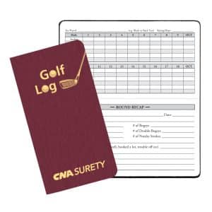 Custom Golf Log w/ Shimmer Cover