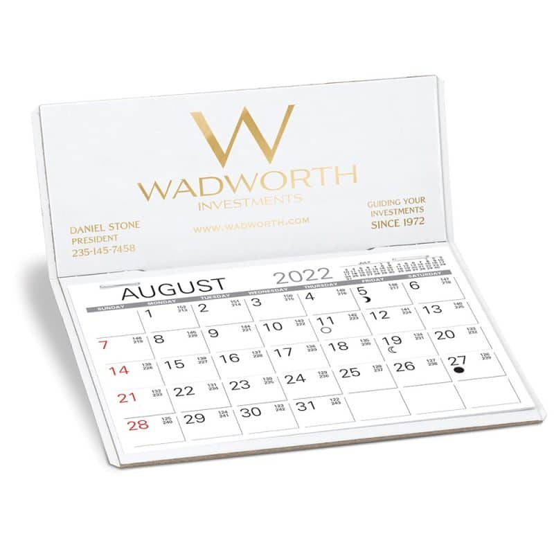Custom Hampshire Desk Calendar - 1