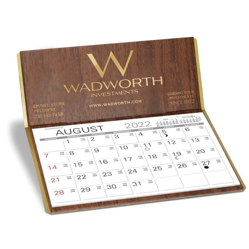 Custom Hampshire Desk Calendar