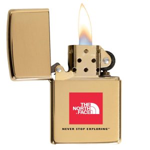 Custom High Polish Brass Zippo® Windproof Lighter