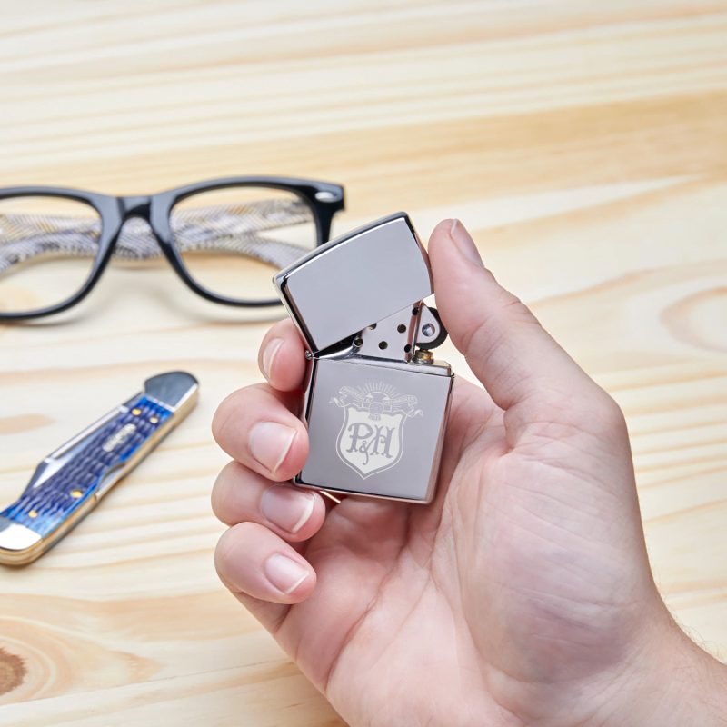 Custom High Polish Chrome Zippo® Windproof Lighter - 5