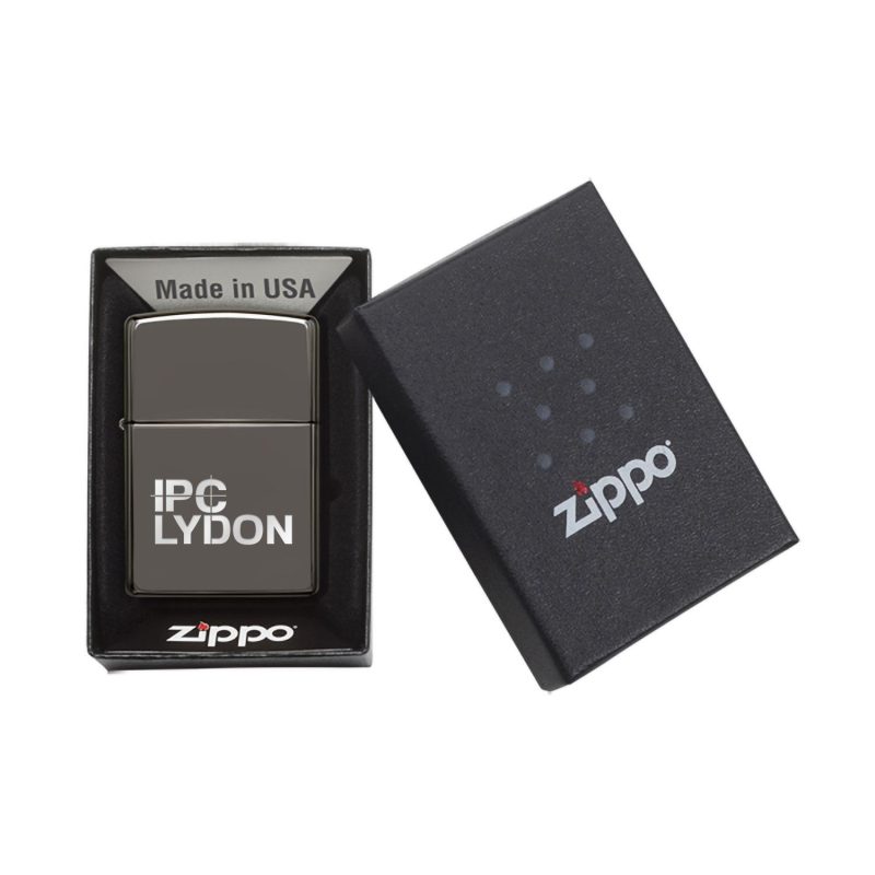 Custom High Polish Classic Black Ice® Zippo® Windproof Lighter - 3