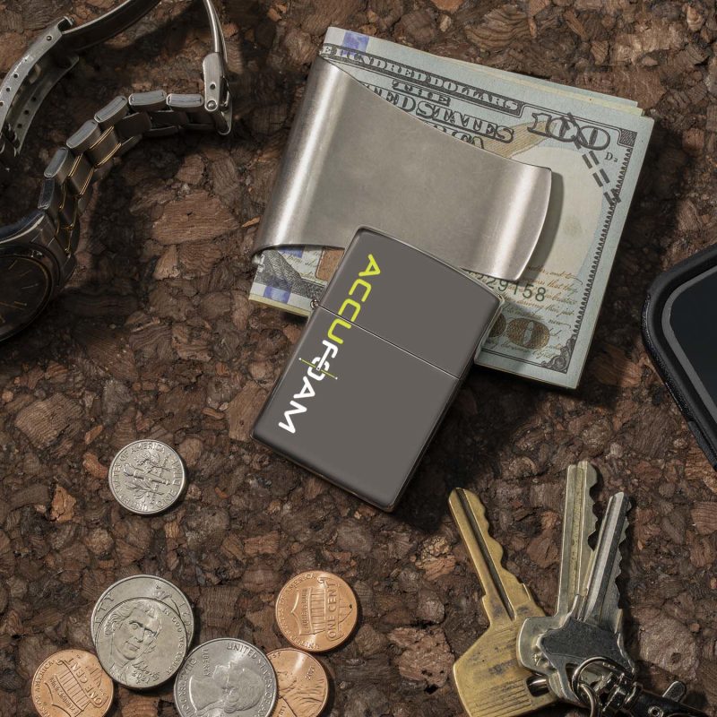 Custom High Polish Classic Black Ice® Zippo® Windproof Lighter - 8