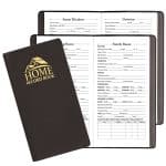 Custom Home Record Book w/ Continental Cover - 1