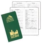 Custom Home Record Book w/ Leatherette Cover