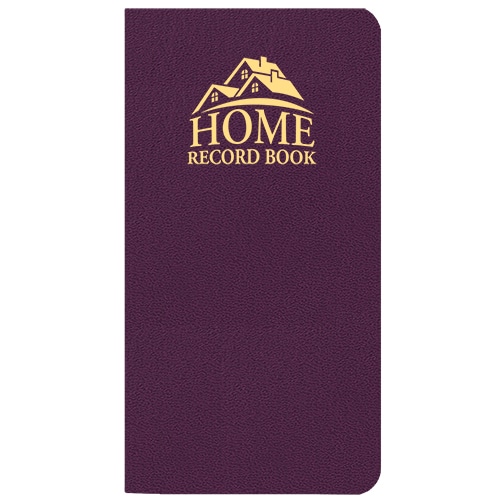 Custom Home Record Book w/ Leatherette Cover - 8