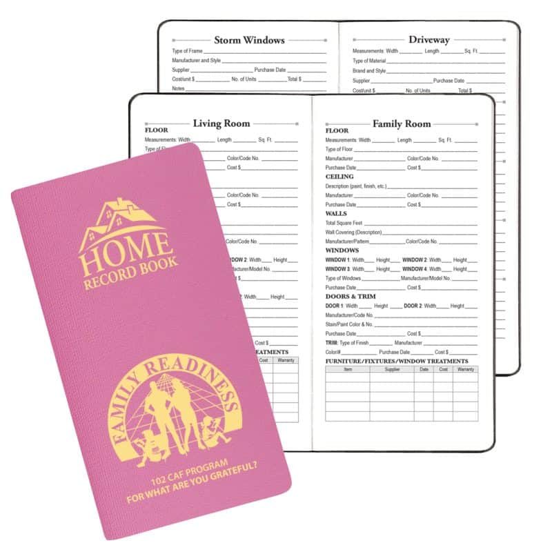 Custom Home Record Book w/ Twilight Cover