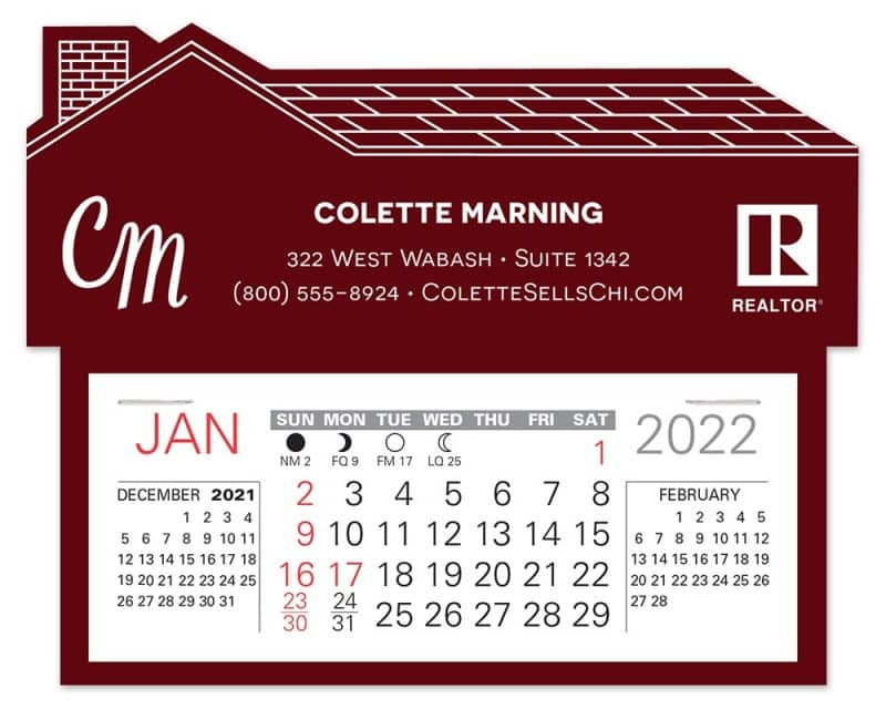 Custom House Easy Stick Calendar
