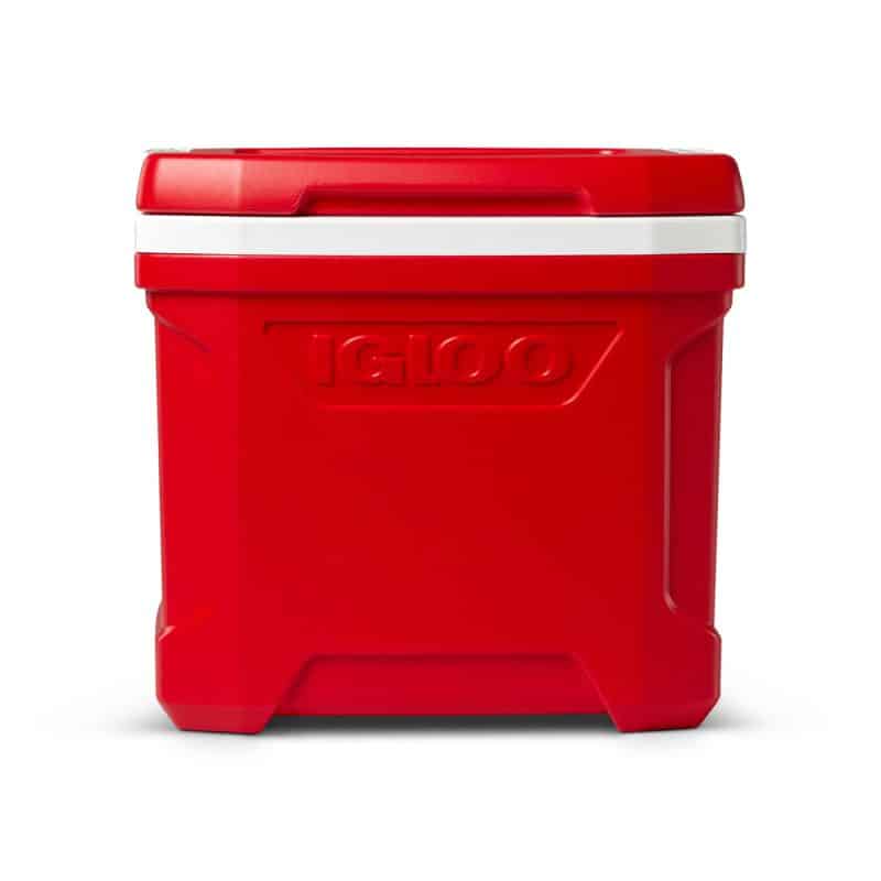 Custom Igloo® Profile II 16 Qt Cooler - White-Red Star - 1