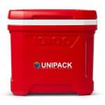 Custom Igloo® Profile II 16 Qt Cooler - White-Red Star