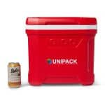 Custom Igloo® Profile II 16 Qt Cooler - White-Red Star - 2