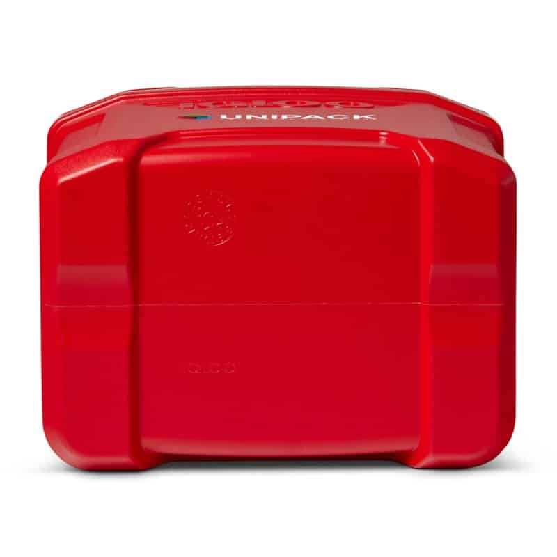 Custom Igloo® Profile II 16 Qt Cooler - White-Red Star - 9