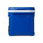 Custom Igloo® Profile II 60 Qt Roller Cooler - White-Majestic Blue - 1