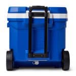 Custom Igloo® Profile II 60 Qt Roller Cooler - White-Majestic Blue - 7
