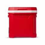 Custom Igloo® Profile II 60 Qt Roller Cooler - White-Red Star - 1