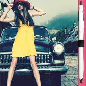 Custom ImageFlex™ PenSlip™ SeminarPad Notebook (5.5"x8.5")