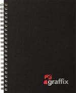 Custom IndustrialMetallic Journals Large NoteBook (8.5"x11")
