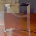 Custom Jade Square Crescent - Small Award - 1