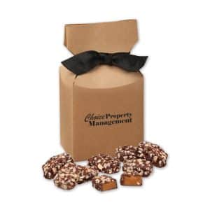 Custom Kraft Gift Box w/English Butter Toffee