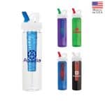 Custom Laguna 32 oz. PET Bottle with Flip Spout & Ice Stick - 1