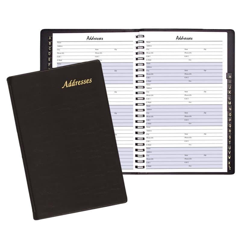 Custom Large Address Book/ Continental Cover - 1
