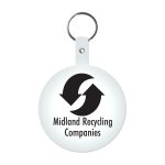 Custom Large Circle Flexible Key Tag - 9