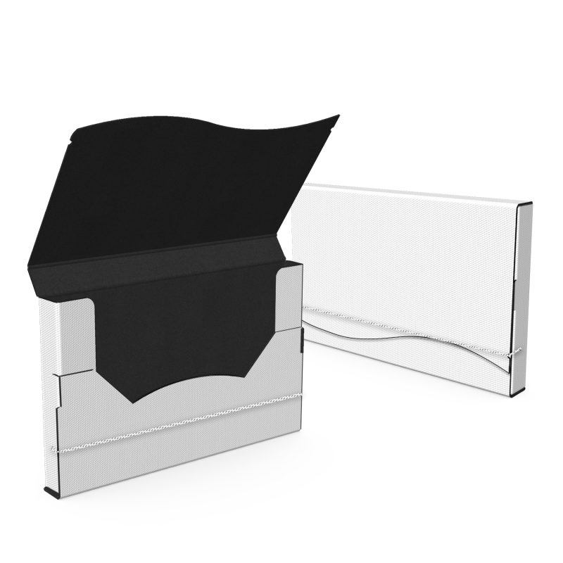 Custom Large Portfolio Legal Sized w/ Elastic (15.3"x9.5"x1.5") - 8