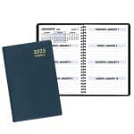 Custom Large Print Weekly Desk Planner w/ Continental Vinyl Cover - 1