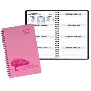 Custom Large Print Weekly Desk Planner w/ Twilight Cover