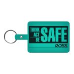 Custom Large Rectangle Flexible Key Tag