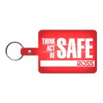 Custom Large Rectangle Flexible Key Tag - 2