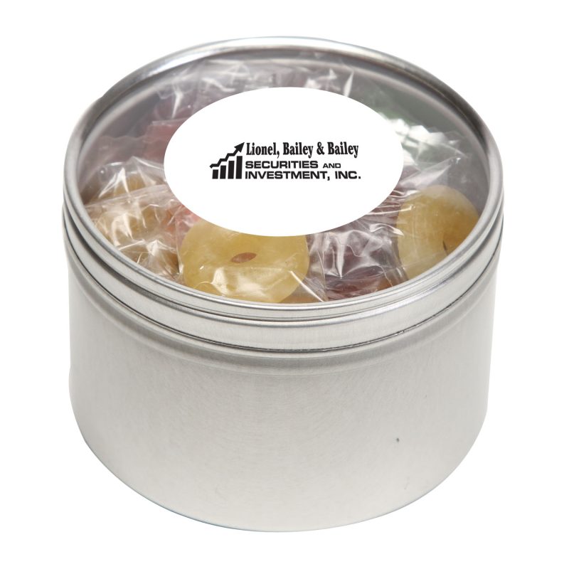Custom Large Round Window Tin Premium Fill - 4