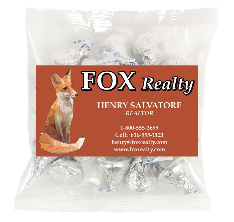 Custom Large Snack Bag with Rectangle Magnet Premium Fill - 2