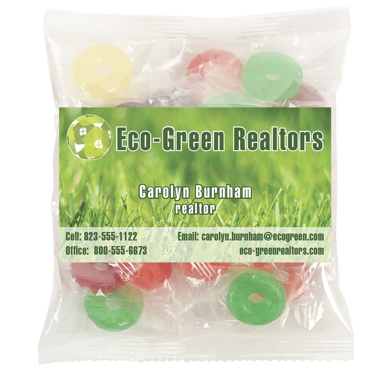Custom Large Snack Bag with Rectangle Magnet Premium Fill - 4