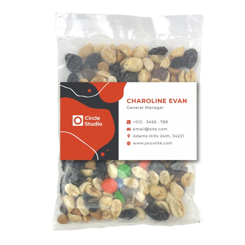 Custom Large Snack Bag with Rectangle Magnet Standard Fill - 4