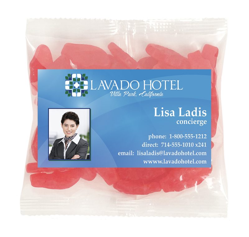 Custom Large Snack Bag with Rectangle Magnet Standard Fill - 6