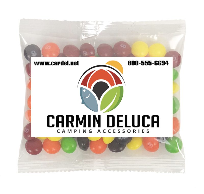 Custom Large Snack Bag with Rectangle Magnet Standard Fill - 8