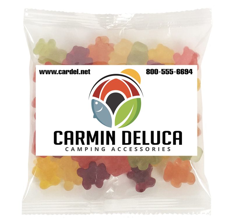Custom Large Snack Bag with Rectangle Magnet Standard Fill