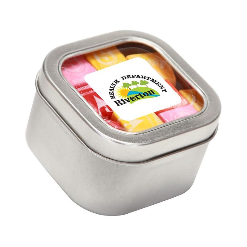 Custom Large Square Window Tin Standard Fill - 4
