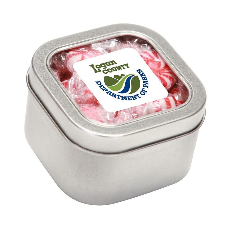 Custom Large Square Window Tin Standard Fill - 8