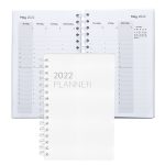 Custom Leather Spiral Weekly Planner 5.25" x 8.25" - 1