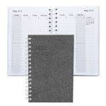 Custom Leather Spiral Weekly Planner 5.25" x 8.25"