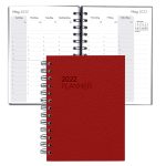 Custom Leather Spiral Weekly Planner - 2