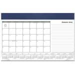Custom Leatherette Computer Station Desk Pad Calendar - 1