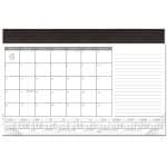Custom Leatherette Computer Station Desk Pad Calendar - 2