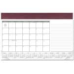 Custom Leatherette Computer Station Desk Pad Calendar - 4