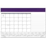 Custom Leatherette Computer Station Desk Pad Calendar - 7