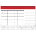 Custom Leatherette Computer Station Desk Pad Calendar - 8