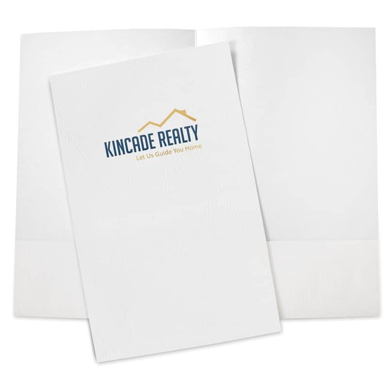 Custom Legal Size Pocket Folder Foil Stamp - Designer Papers - 1